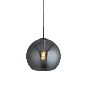 Searchlight Amsterdam fekete-füstszínű függesztett lámpa (SL-1031-1SM) E27 1 izzós IP20