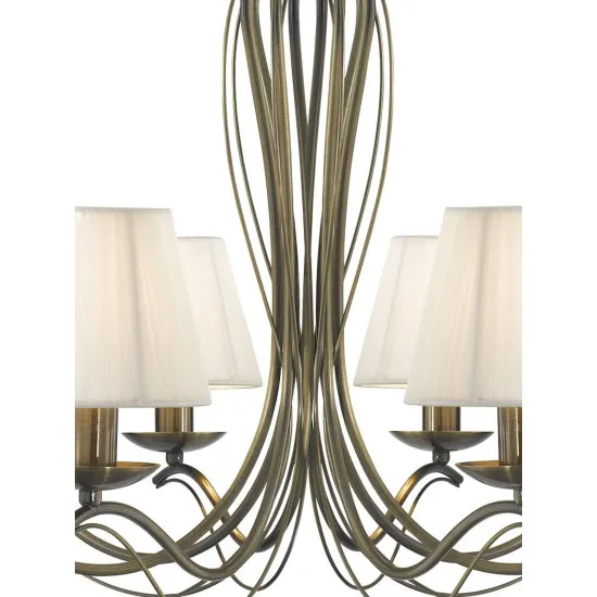 Searchlight Andretti bronz csillár (SL-9828-8AB) E14 8 izzós