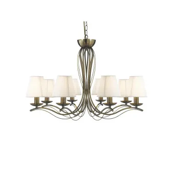 Searchlight Andretti sárgaréz függesztett lámpa (SL-9828-8AB) E14 8 izzós IP20