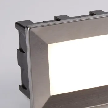 Searchlight Ankle ezüst LED kültéri falba építhető lámpa (SL-0762) LED 1 izzós IP65