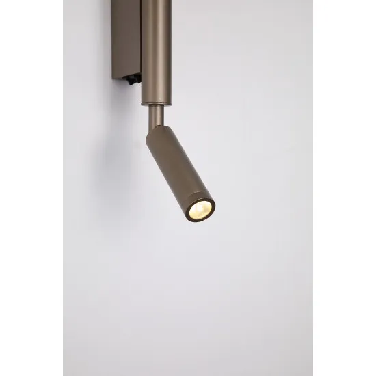 Searchlight Architect kávébarna olvasólámpás LED falikar (SL-28127LT) LED 1 izzós IP20