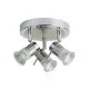 Searchlight Aries króm-ezüst fürdőszobai mennyezeti spotlámpa (SL-7443CC-LED) GU10 3 izzós IP44