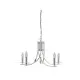 Searchlight ASCONA ezüst csillár (SL-4165-5SS) E14 5 izzós