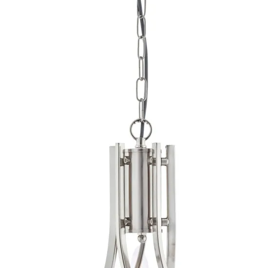 Searchlight ASCONA ezüst csillár (SL-4165-5SS) E14 5 izzós