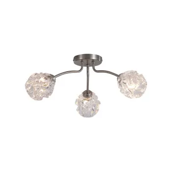 Searchlight Astral nikkel mennyezeti lámpa (SL-11523-3SN) G9 3 izzós IP20