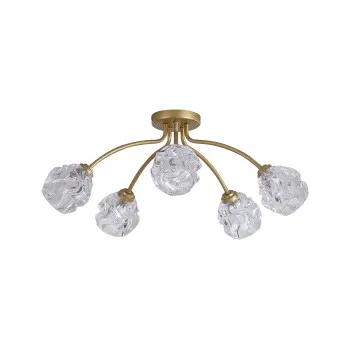 Searchlight Astral arany mennyezeti lámpa (SL-11525-5GO) G9 5 izzós IP20