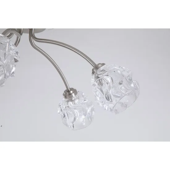 Searchlight Astral nikkel mennyezeti lámpa (SL-11525-5SN) G9 5 izzós IP20