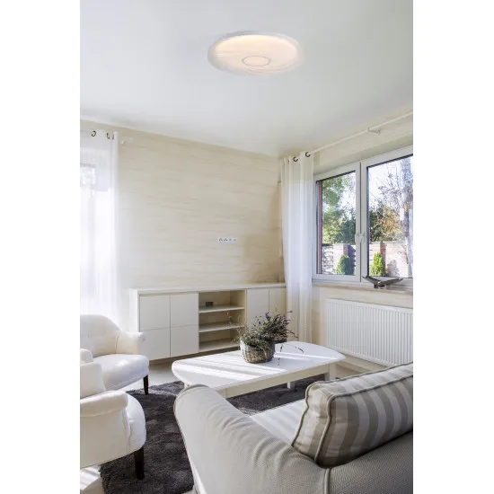 Searchlight Aura fehér LED mennyezeti lámpa (SL-97010-39WH) LED 1 izzós IP20