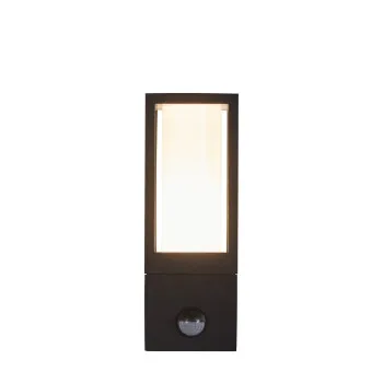 Searchlight Avenue fekete mozgásérzékelős kültéri falikar (SL-91251-1BK-PIR) GU10 1 izzós IP44