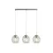Searchlight Balls króm-átlátszó függesztett lámpa (SL-1623-3CL) E27 3 izzós IP20
