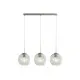 Searchlight Balls króm-átlátszó függesztett lámpa (SL-1623-3CL) E27 3 izzós IP20