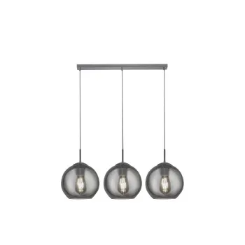 Searchlight Balls króm-füstszínű függesztett lámpa (SL-1623-3SM) E27 3 izzós IP20
