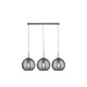 Searchlight Balls króm-füstszínű függesztett lámpa (SL-1623-3SM) E27 3 izzós IP20