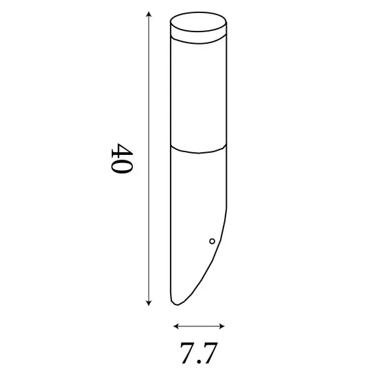 Searchlight Batton fekete-füstszínű kültéri falikar (SL-93901BK) E27 1 izzós IP44