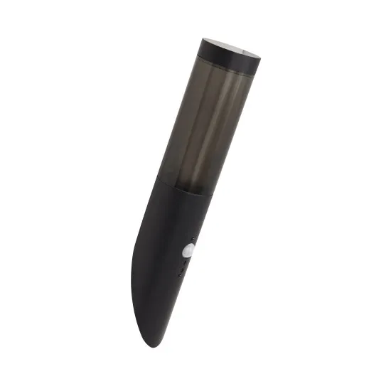 Searchlight Batton fekete-füstszínű mozgásérzékelős kültéri falikar (SL-93901BK-PIR) E27 1 izzós IP44