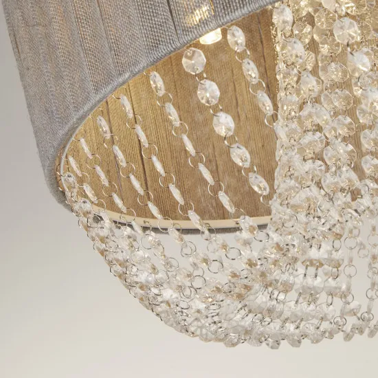 Searchlight Bellano króm mennyezeti lámpa (SL-62615-5CC) G9 5 izzós IP20