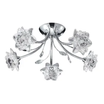 Searchlight Bellis króm mennyezeti lámpa (SL-9285-5CC) G9 5 izzós IP20