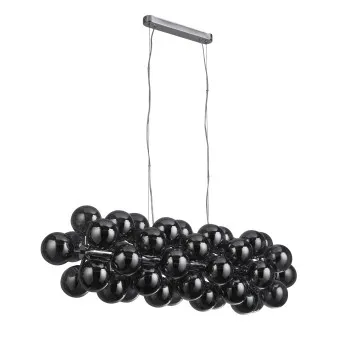 Searchlight Berry króm-füstszínű függesztett lámpa (SL-52131-25SM) G9 25 izzós IP20