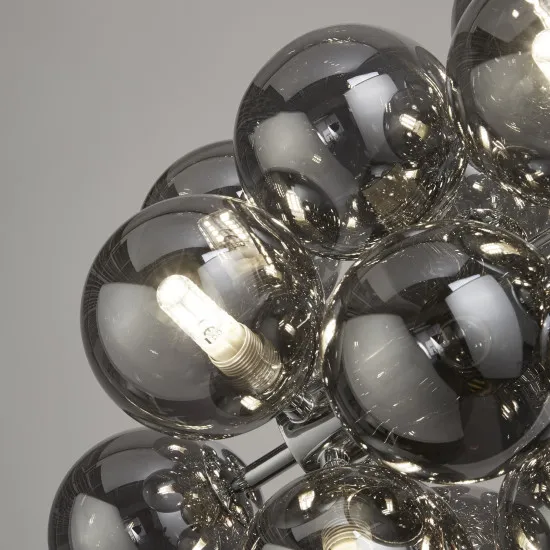 Searchlight Berry króm-füstszínű függesztett lámpa (SL-52131-25SM) G9 25 izzós IP20