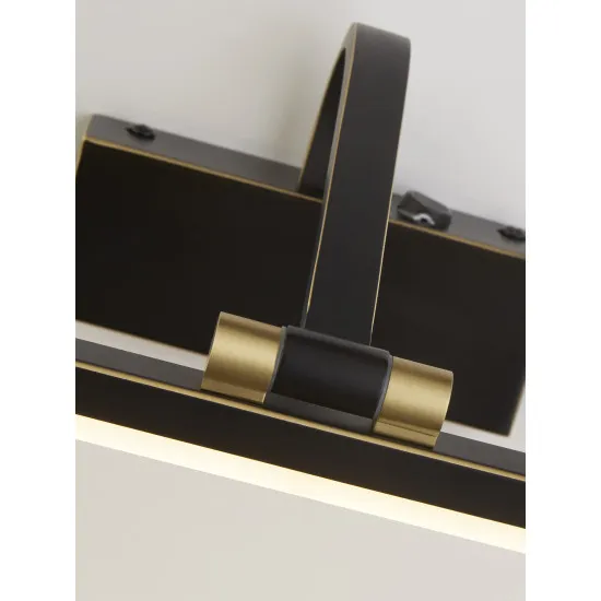 Searchlight Bilbao fekete-arany LED képvilágító (SL-5551-51BG) LED 1 izzós IP20