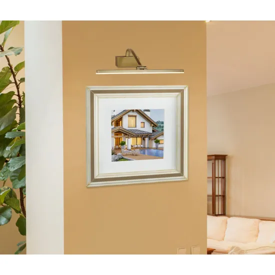 Searchlight Bilbao sárgaréz LED képvilágító (SL-5551-51SB) LED 1 izzós IP20