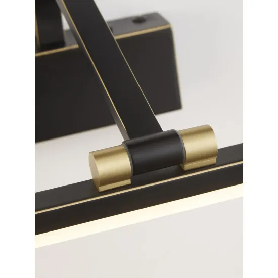 Searchlight Bilbao fekete-arany LED képvilágító (SL-5551-70BG) LED 1 izzós IP20