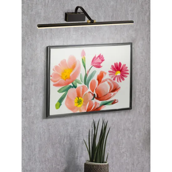 Searchlight Bilbao fekete-arany LED képvilágító (SL-5551-70BG) LED 1 izzós IP20