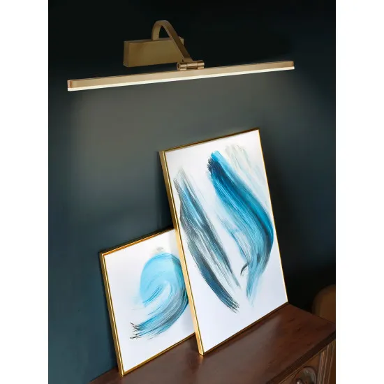 Searchlight Bilbao sárgaréz LED képvilágító (SL-5551-70SB) LED 1 izzós IP20