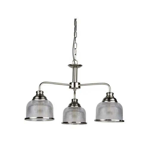 Searchlight Bistro II ezüst csillár (SL-1683-3SS) E27 3 izzós IP20