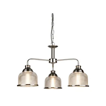 Searchlight Bistro II ezüst csillár (SL-1683-3SS) E27 3 izzós IP20