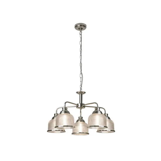 Searchlight BISTRO II ezüst csillár (SL-1685-5SS) E27 5 izzós