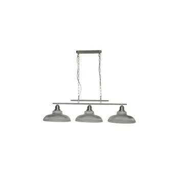 Searchlight Bistro III ezüst függesztett lámpa (SL-7183-3SS) E27 3 izzós IP20