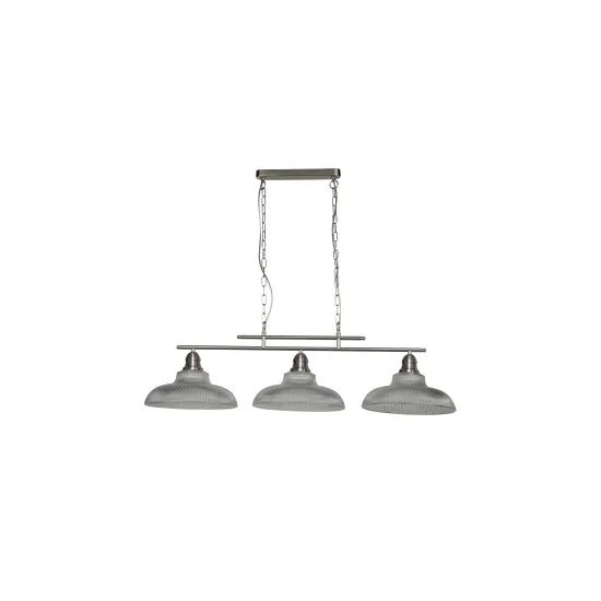 Searchlight Bistro III ezüst függesztett lámpa (SL-7183-3SS) E27 3 izzós IP20