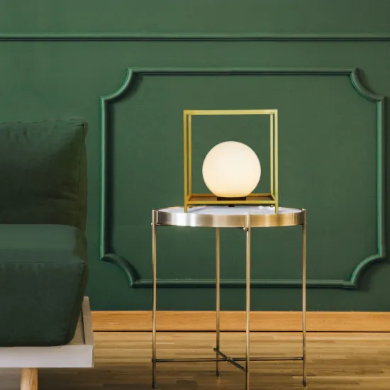 Searchlight Block arany asztali lámpa (SL-4452GO) G9 1 izzós IP20