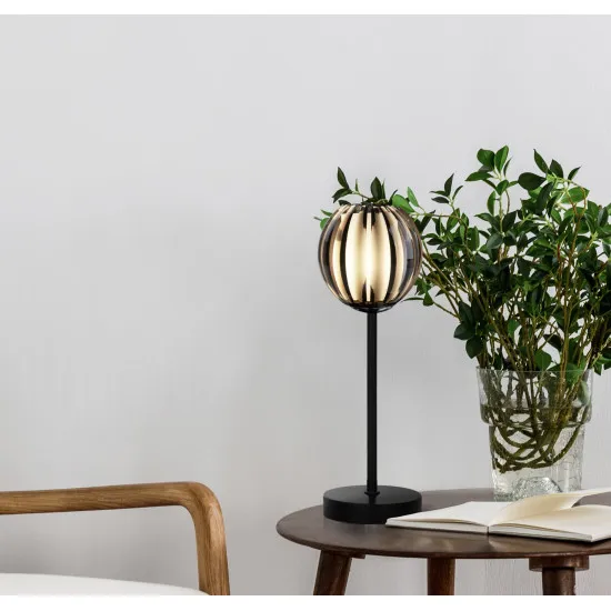 Searchlight Blossom fekete asztali lámpa (SL-6533-1BK) G9 1 izzós IP20