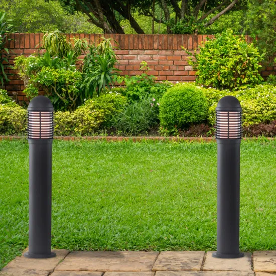 Searchlight Bollards fekete kültéri állólámpa (SL-1082-730) E27 1 izzós IP44