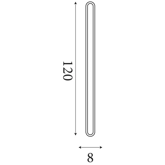 Searchlight Bordo fekete-fehér LED kültéri fali lámpa (SL-88710-1200) LED 1 izzós IP65