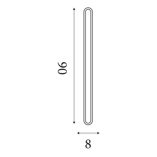 Searchlight Bordo fekete-fehér LED kültéri fali lámpa (SL-88710-900) LED 1 izzós IP65