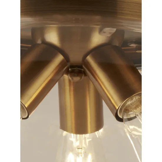 Searchlight Boule bronz mennyezeti lámpa (SL-8973-3BZ) E27 3 izzós IP20