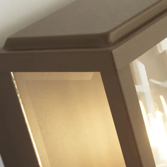 Searchlight Box barna kültéri fali lámpa (SL-8204RUS) E27 1 izzós IP44