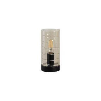 Searchlight Broughton borostyán asztali lámpa (SL-82329AM) E27 1 izzós IP20