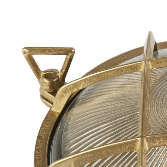 Searchlight Bulkhead sárgaréz kültéri fali/mennyezeti lámpa (SL-30361PB) E27 1 izzós IP64