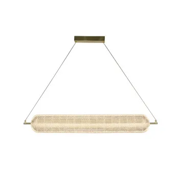 Searchlight Capsule sárgaréz LED függesztett lámpa (SL-28800SB) LED 1 izzós IP20