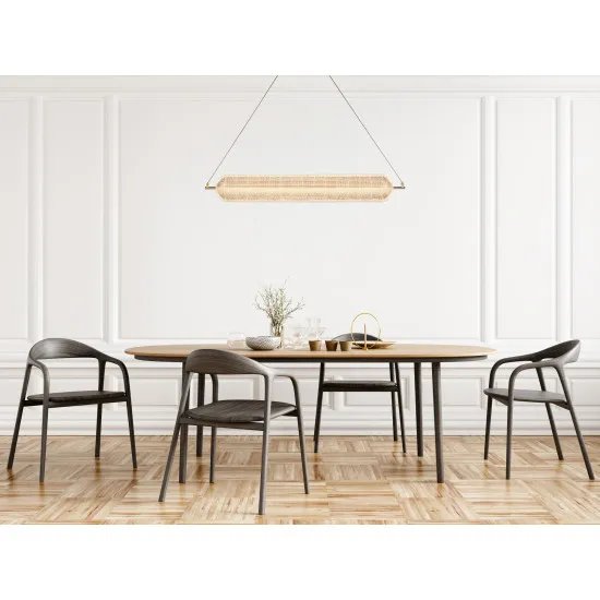 Searchlight Capsule sárgaréz LED függesztett lámpa (SL-28800SB) LED 1 izzós IP20