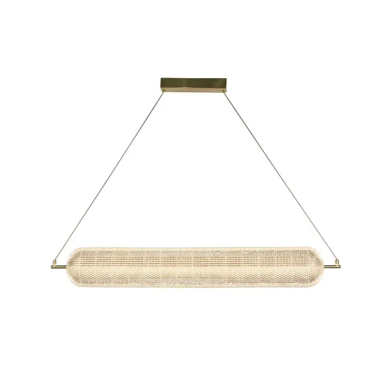 Searchlight Capsule sárgaréz LED függesztett lámpa (SL-28800SB) LED 1 izzós IP20