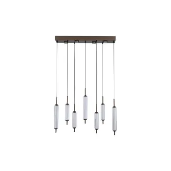Searchlight Cattail kávébarna LED függesztett lámpa (SL-76210-7CL) LED 7 izzós IP20