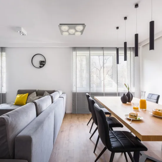 Searchlight Celestia ezüst LED mennyezeti lámpa (SL-32511-5SI) LED 5 izzós IP20