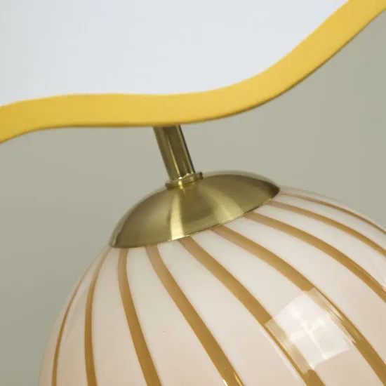 Searchlight Celine narancs asztali lámpa (SL-99410YL) E14 1 izzós IP20