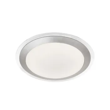 Searchlight Chester fehér-ezüst fürdőszobai LED mennyezeti lámpa (SL-7684-33SI) LED 1 izzós IP44