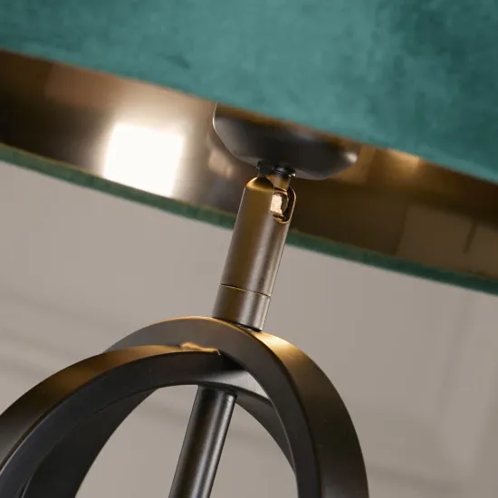 Searchlight Chic zöld asztali lámpa (SL-91101EM) E27 1 izzós IP20